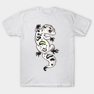 Agender Pride Leopard Gecko T-Shirt